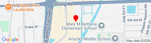 Map thumbnail of 3921 Oakwood Blvd Hollywood, FL 33020